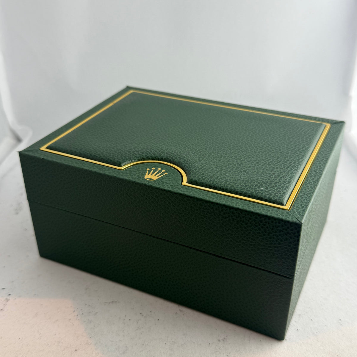 1990 Rolex Oyster Perpetual Date men’s steel champagne dial watch boxed