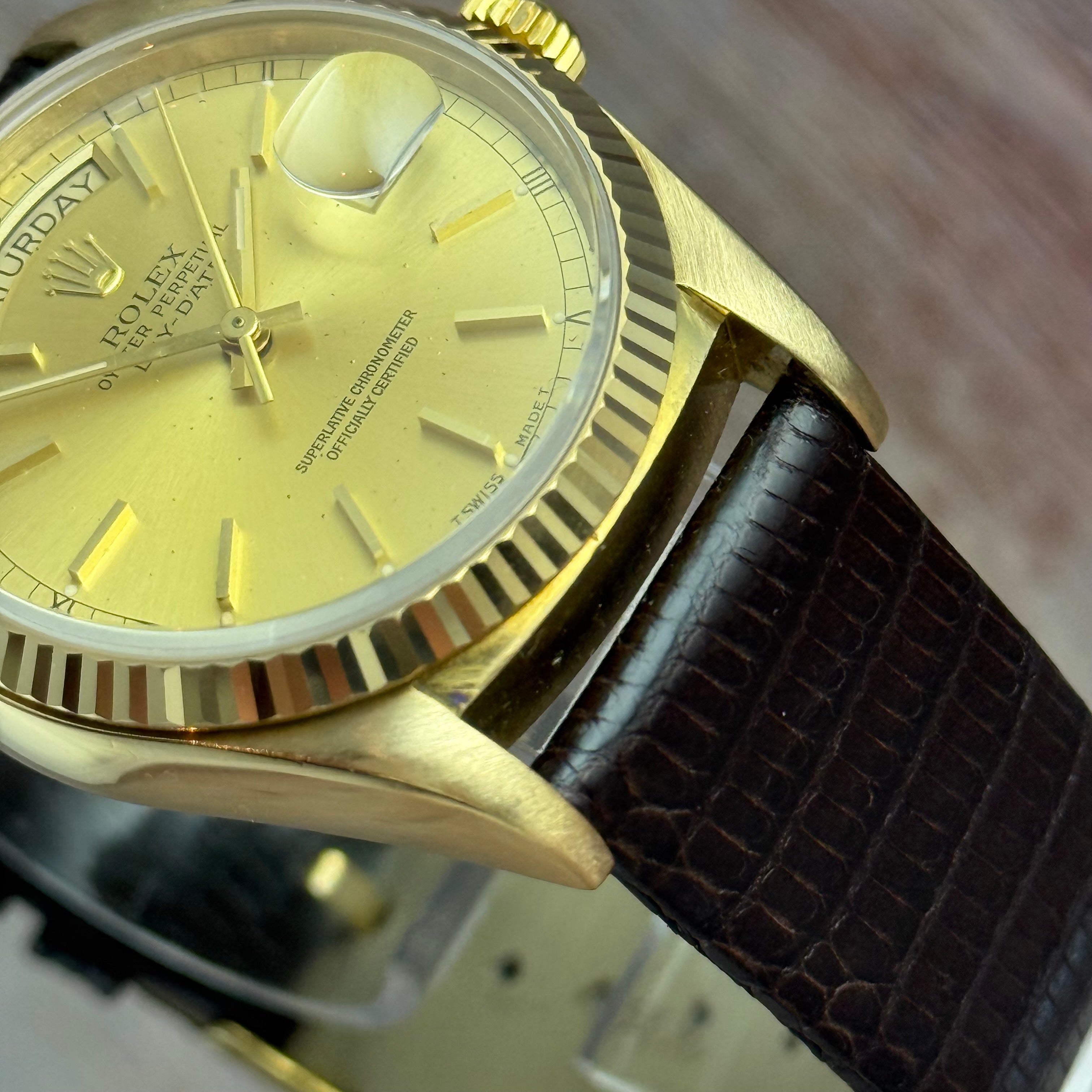 1986 Rolex Day-Date President Men’s 18ct Gold Watch 36mm (18038)