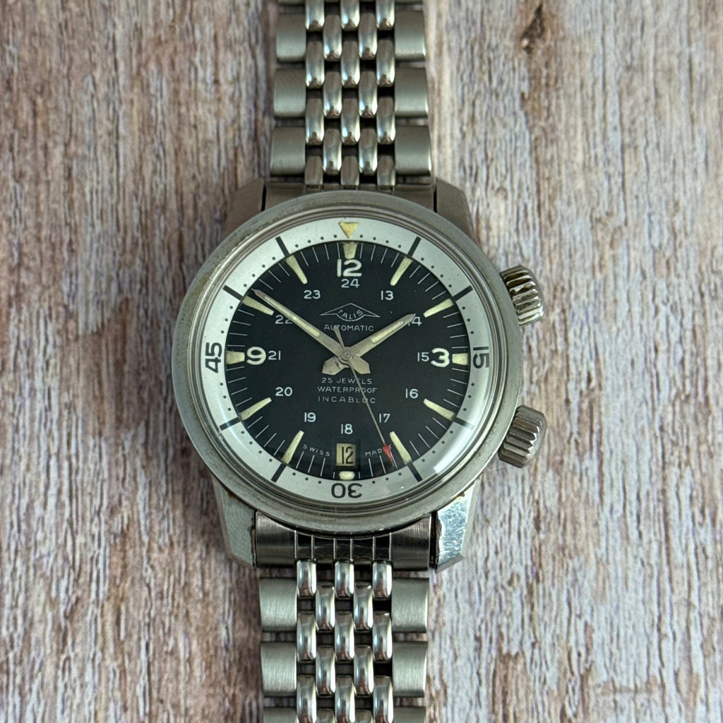 1960s Talis Super compressor men’s deep sea automatic divers watch 37mm