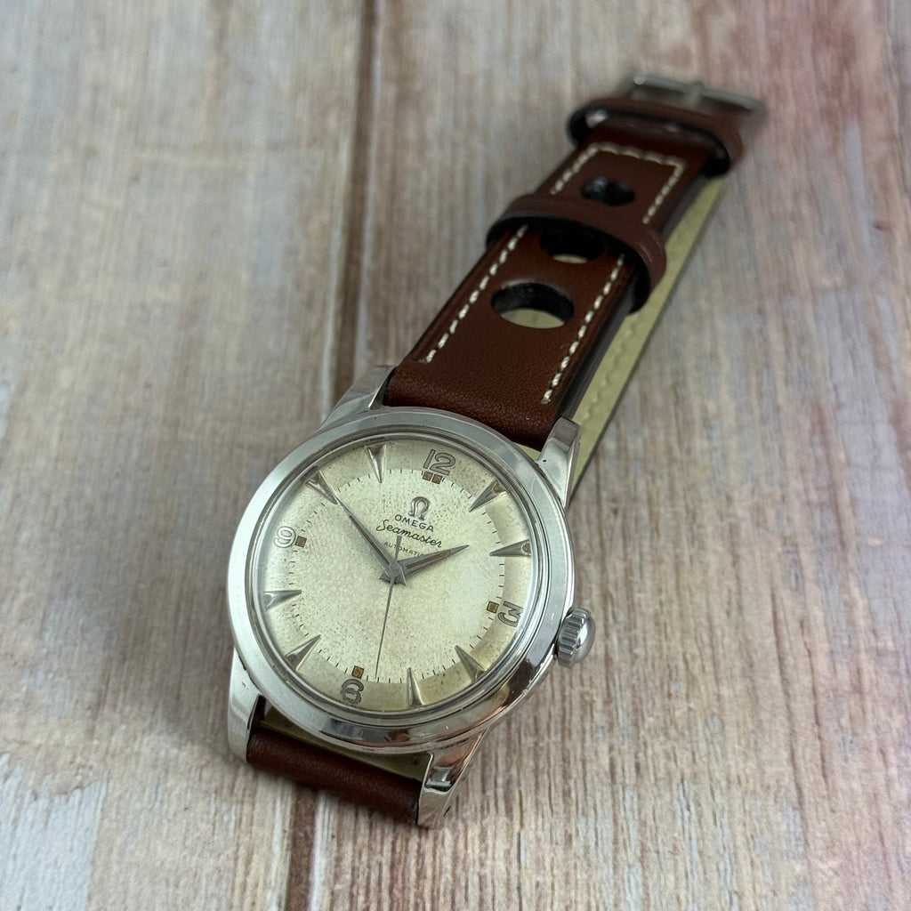 1950 Omega Seamaster ‘Explorer Arabic’ Dial Men’s Automatic Wrist Watch 35mm SERVICED
