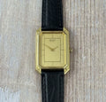 1982 SEIKO Men’s Elongated Tank Quartz Wrist Watch 6530-5000 Vintage